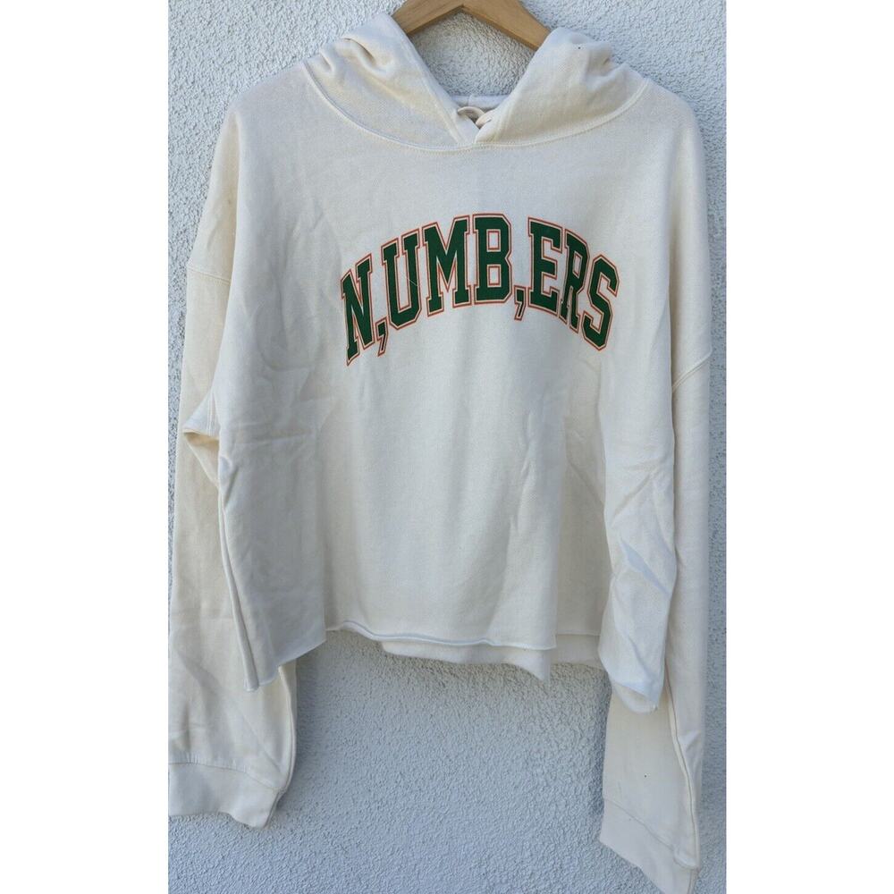 New Larry June Midnight Organic Numbers 2XL Cropped Hoodie Limited New In Bag